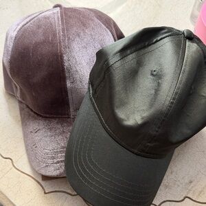 Stylish Black and Purple Women's Caps